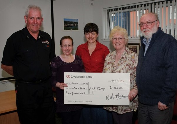 Willie Hume, Fire Chief, Tobermory, Carol, Donna, Elizabeth and Alan